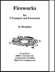 Fireworks for Two Trumpets and Percussion P.O.D. cover Thumbnail